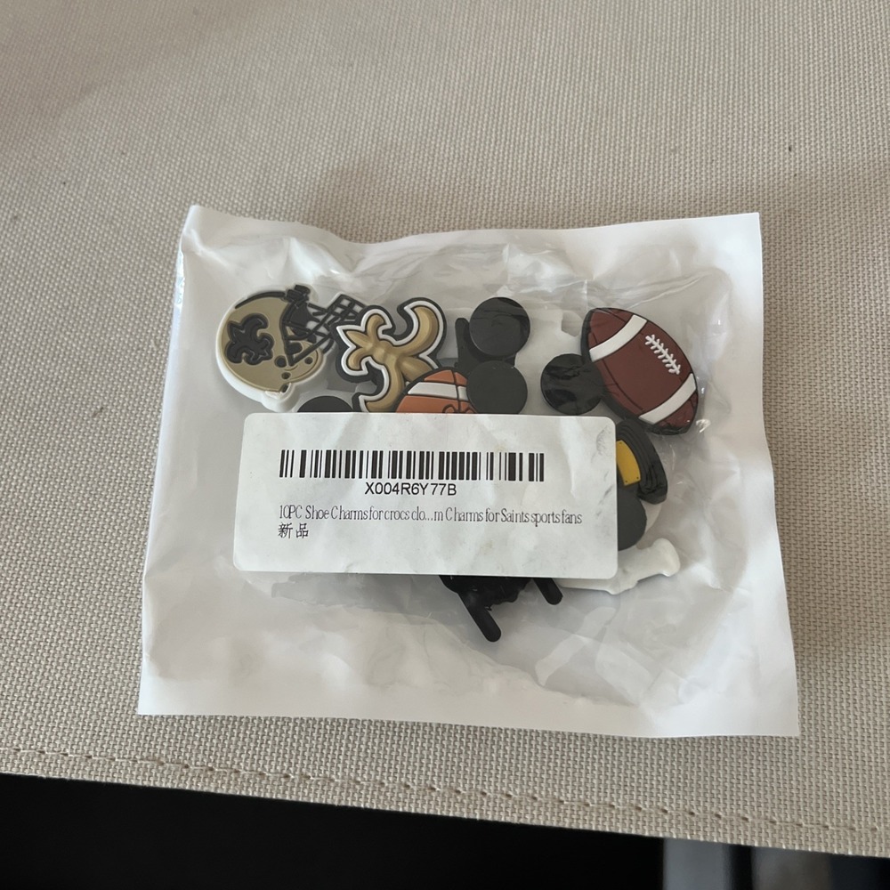 New‎ Orleans Saints Crocs Shoe Charms NFL 11 pieces New
